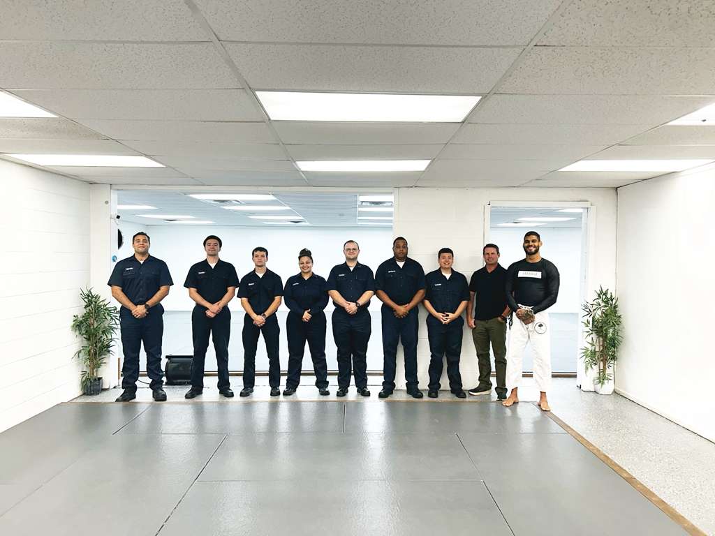 The Seeds 13 team and law enforcement officers during training