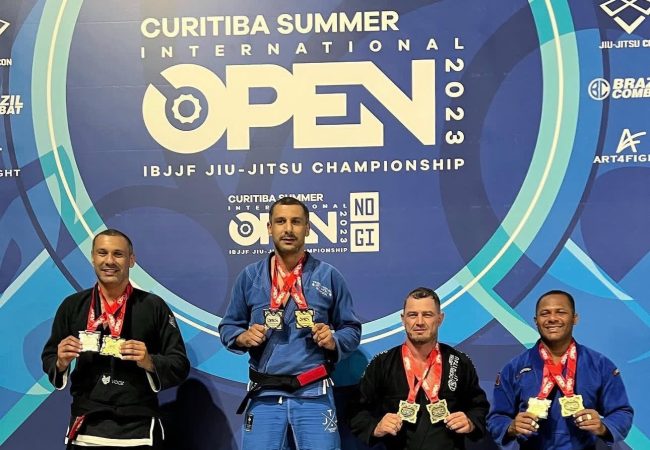 Felipe Souza conquistou o top do pódio com o irmão. Foto: Arquivo Pessoal